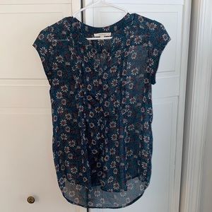 Fun2fun stitch fix shirt - green flower pattern